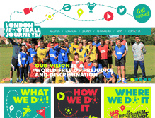Tablet Screenshot of londonfootballjourneys.org